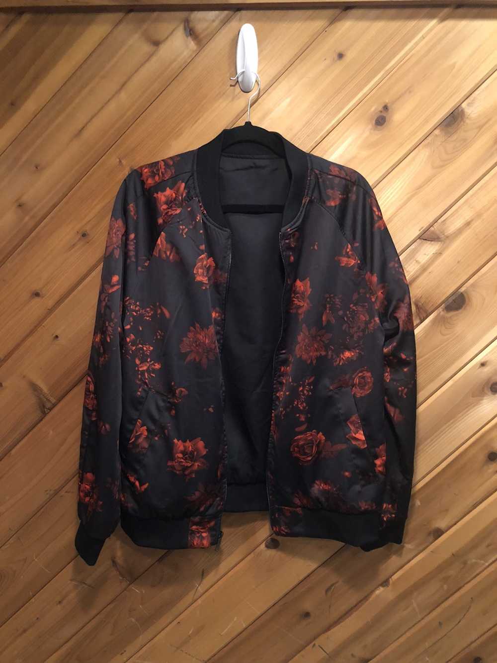 Other Reversible Black and Rose Bomber Jacket - image 1