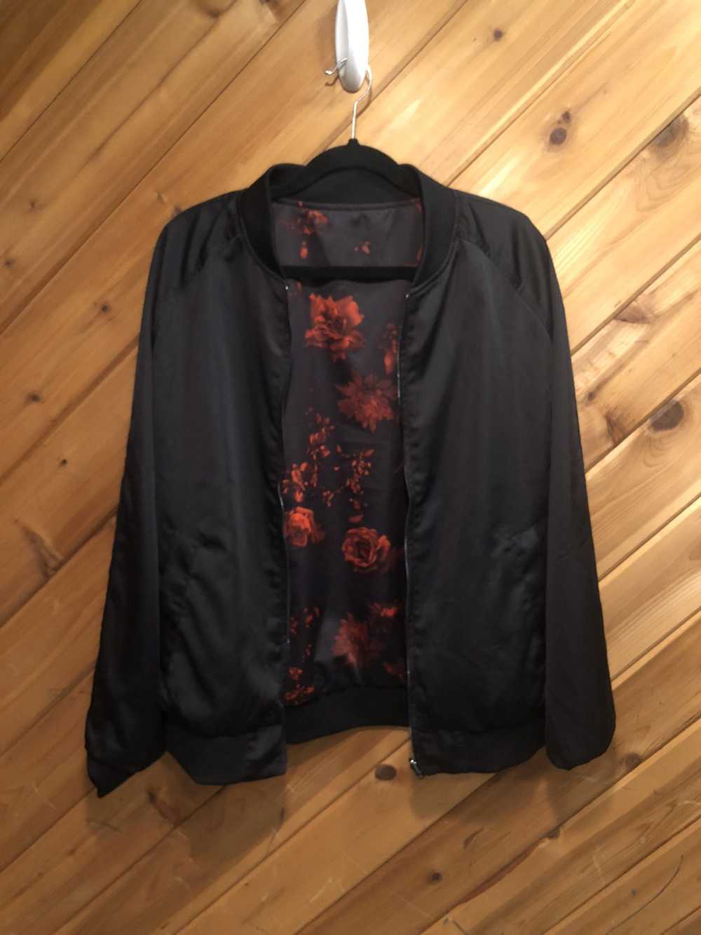 Other Reversible Black and Rose Bomber Jacket - image 4