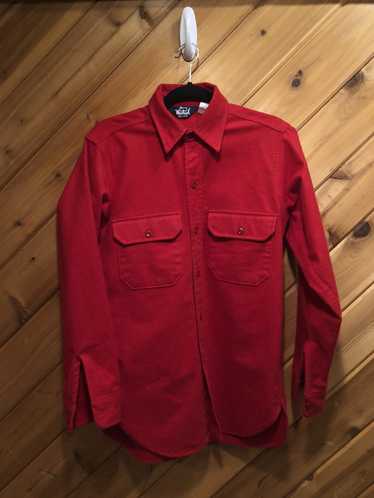 Woolrich Woolen Mills Vintage Red Woolrich Flannel