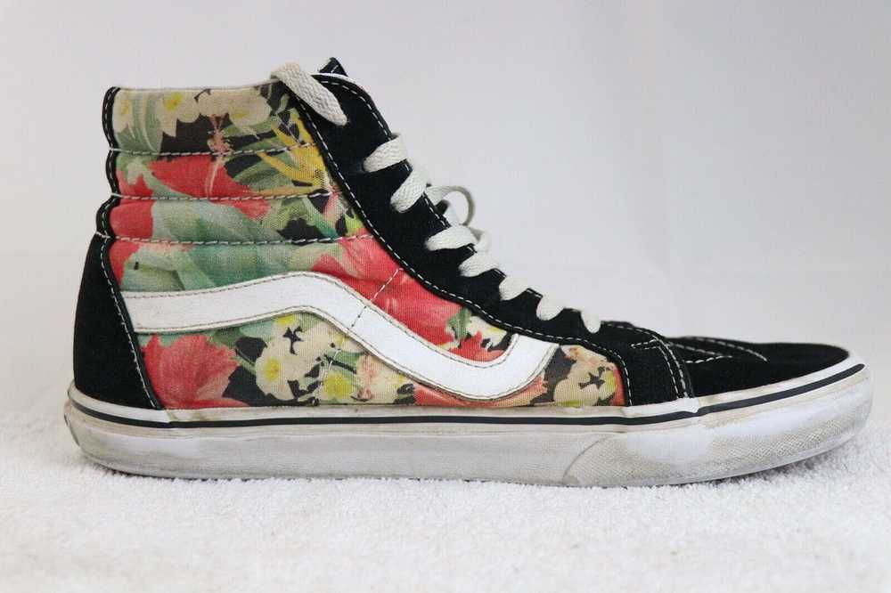 Vans Vans Skateboard Shoes Suede Floral Sk8 High … - image 4