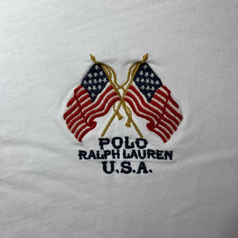 Vintage Polo Ralph Lauren embroidered American fl… - image 4