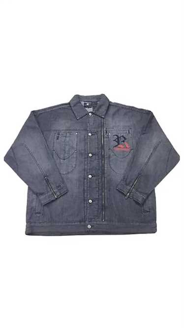 Denim Jacket × Rocawear RocaWear Faded Black Denim