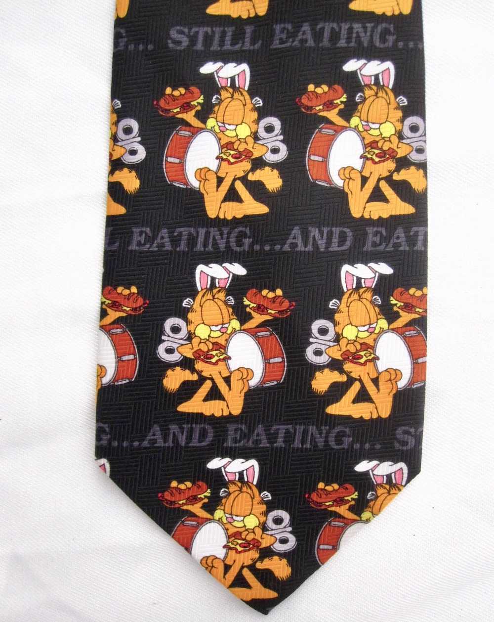 Vintage Garfield Tie Energizer Bunny Keeps Eating… - image 2