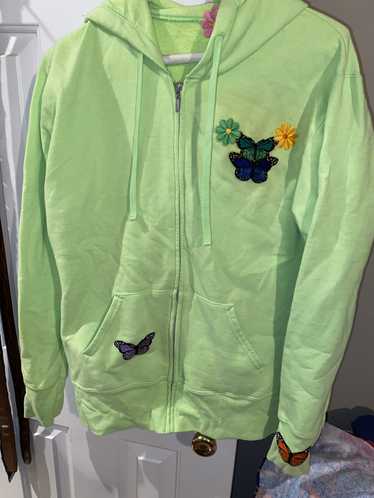 Custom × Vintage butterfly jacket