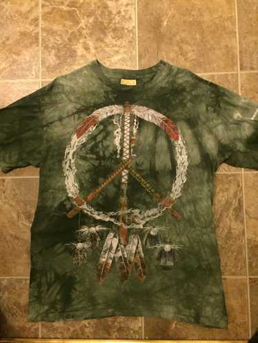 The Mountain Peace Pipe Nature Spiritual Art Tee - image 1