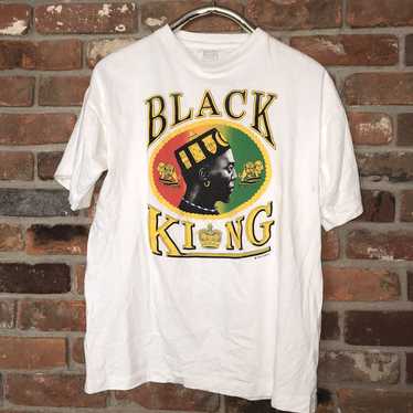 Vintage Vtg black king black pride tshirt - image 1