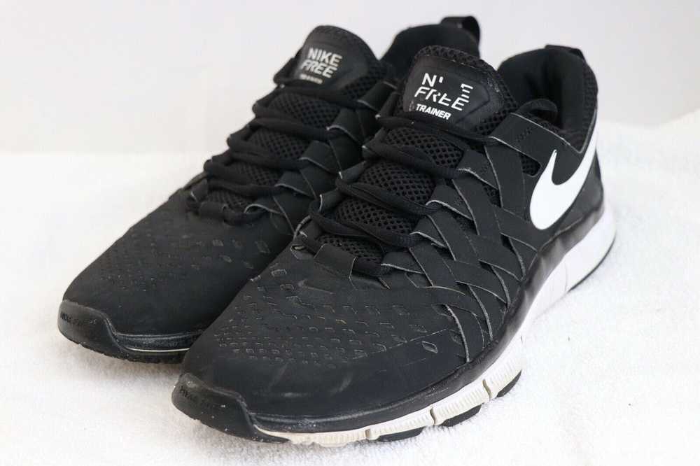 Nike NIKE Free Trainer 5.0 Running Black Woven Wh… - image 8