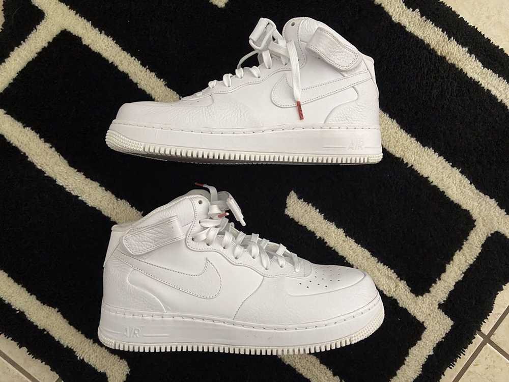 Nike Air Force 1 Mid CMFT White | Team Orange | W… - image 1