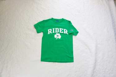 Champion Rider University Champion T Shirt Green … - image 1