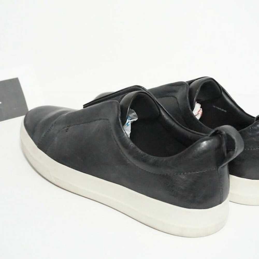 Vince Vince Slip On Sneakers Size Black Leather - image 3