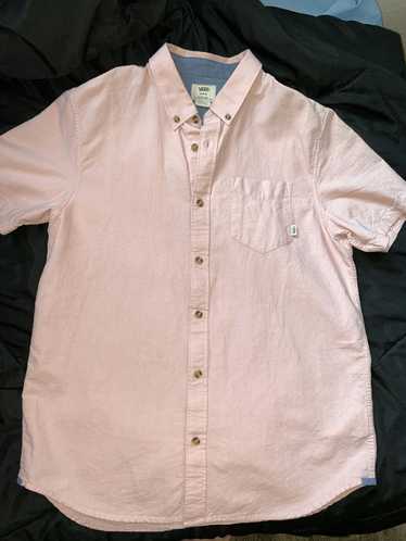 Vans Pink medium short sleeve shirt ( classic fit… - image 1