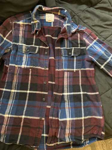 American Eagle Outfitters Blue x purple flannel