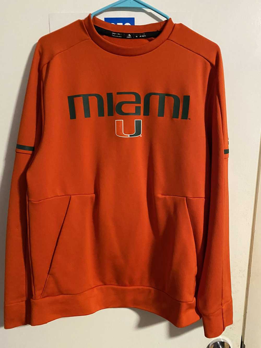 Adidas University of Miami sweatshirt student ath… - image 1