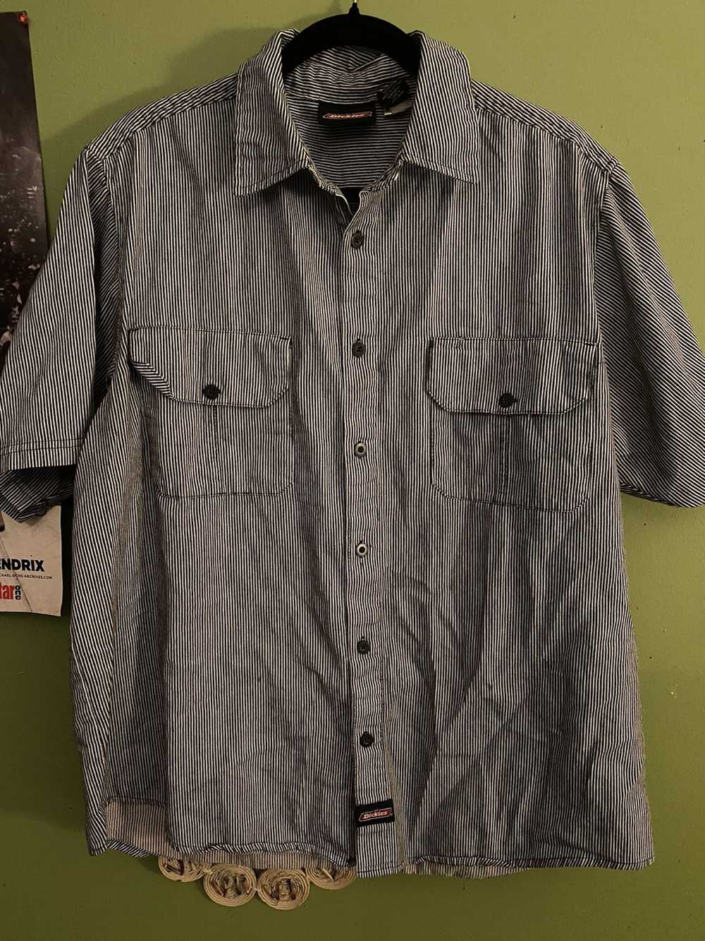 Dickies Vintage dickies button up utility shirt - image 3