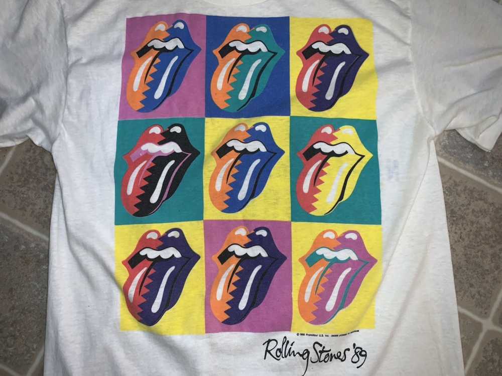 Vintage 89’ Rolling Stones Vintage The North Amer… - image 2