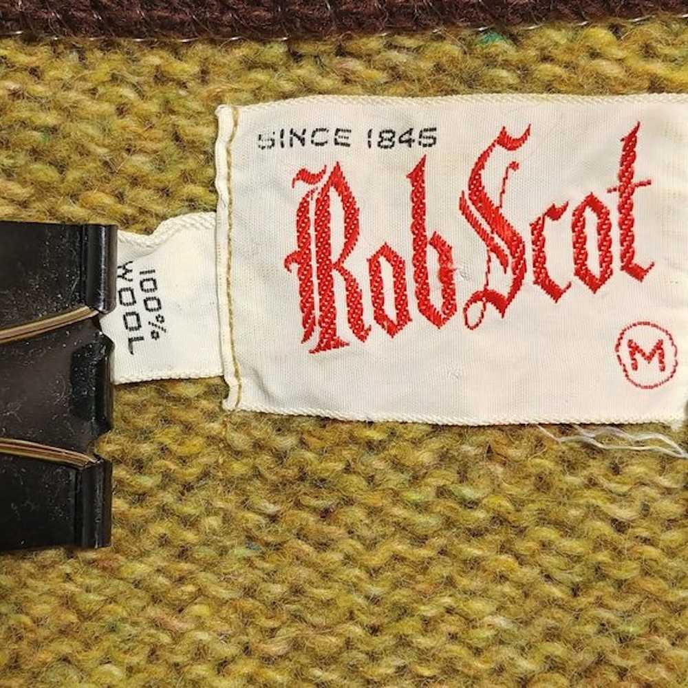 Vintage Rob Scot Vintage Wool Cardigan Sweater Sz… - image 2