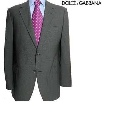 Dolce & Gabbana Dolce & Gabbana Charcoal Blazer 46