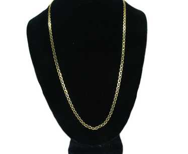 Gold 14k yellow solid gucci link chain 24" - image 1