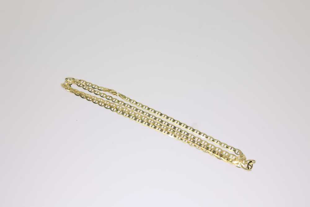 Gold 14k yellow solid gucci link chain 24" - image 3