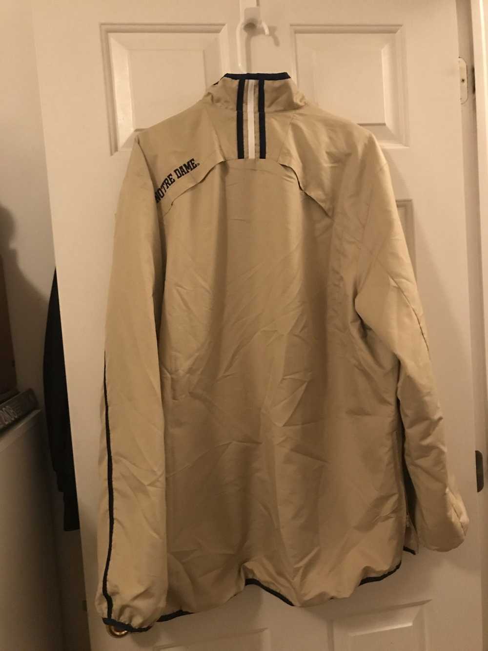Adidas Notre Dame 1/4 zip light jacket - image 2
