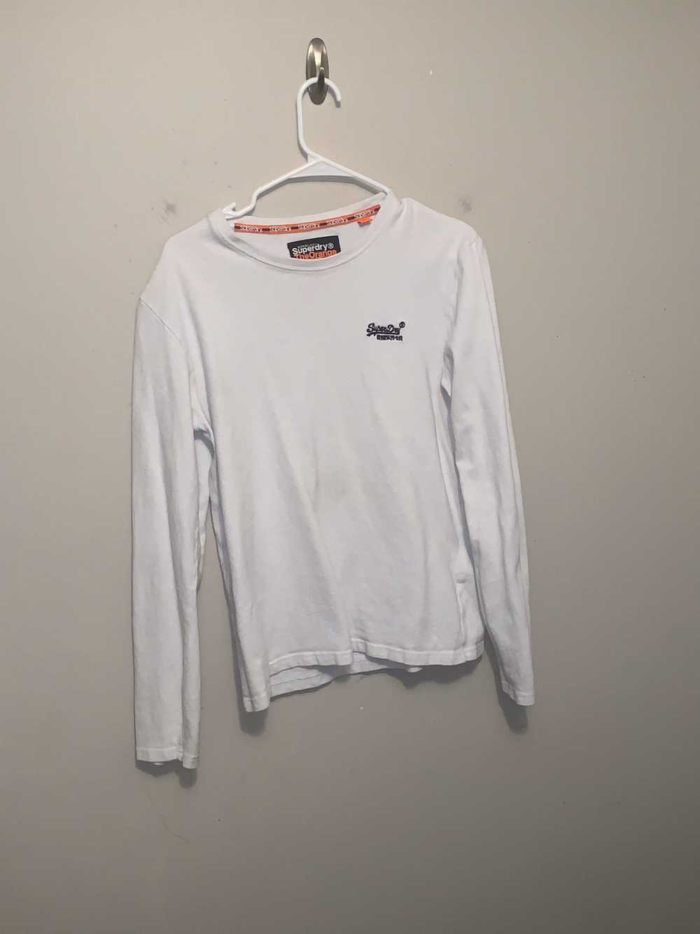 Superdry Superdry logo shirt long sleeve - image 1