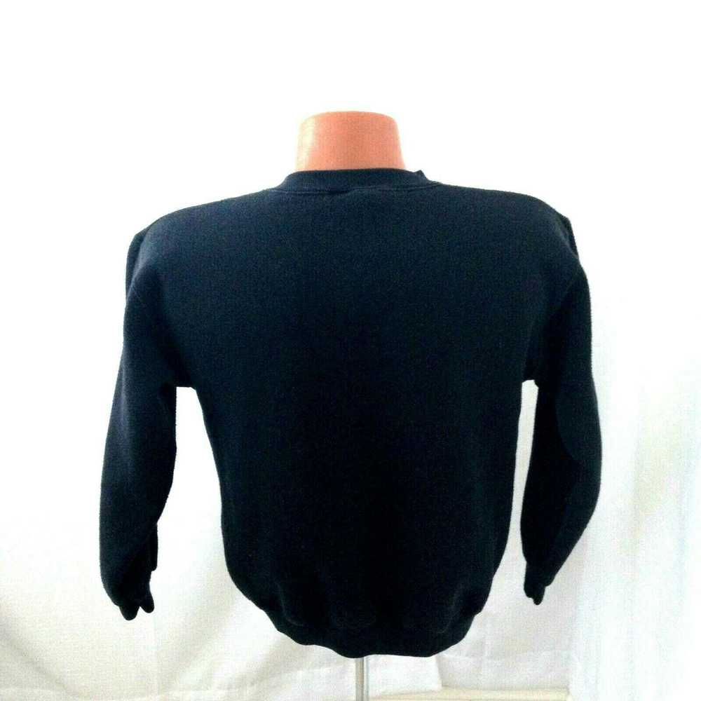 Reebok Reebok Vtg 90s Black Sweatshirt Large - image 7