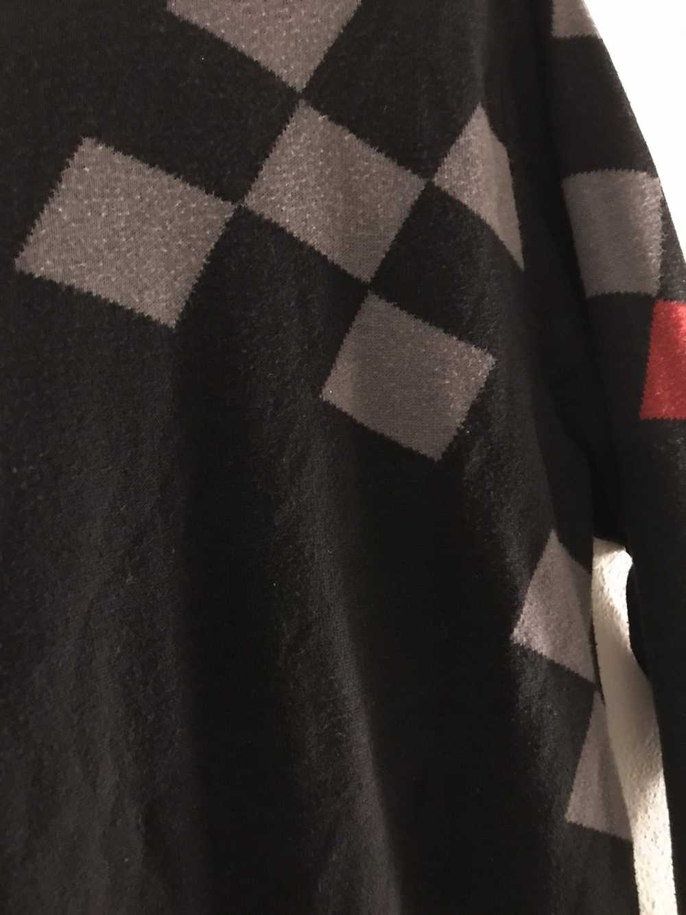 Quiksilver Checked Sweater Size Medium - image 2