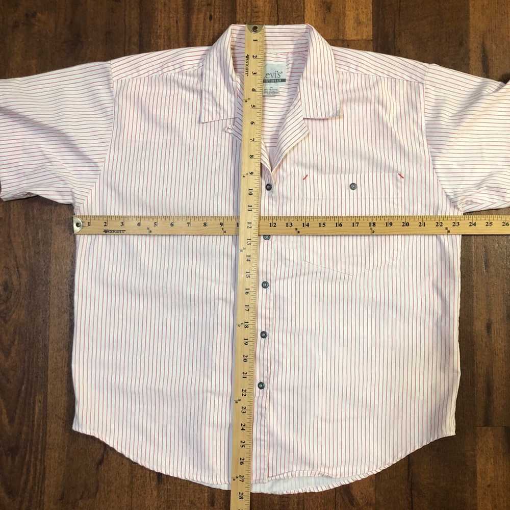 VTG Levi's Sportswear Womens Medium Button Shirt … - image 4