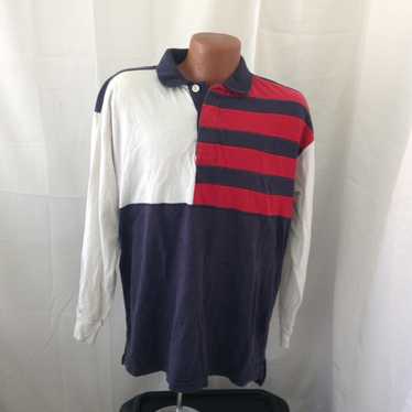 Fila Fila Vtg 90s Red White Blue Pullover Long Sl… - image 1