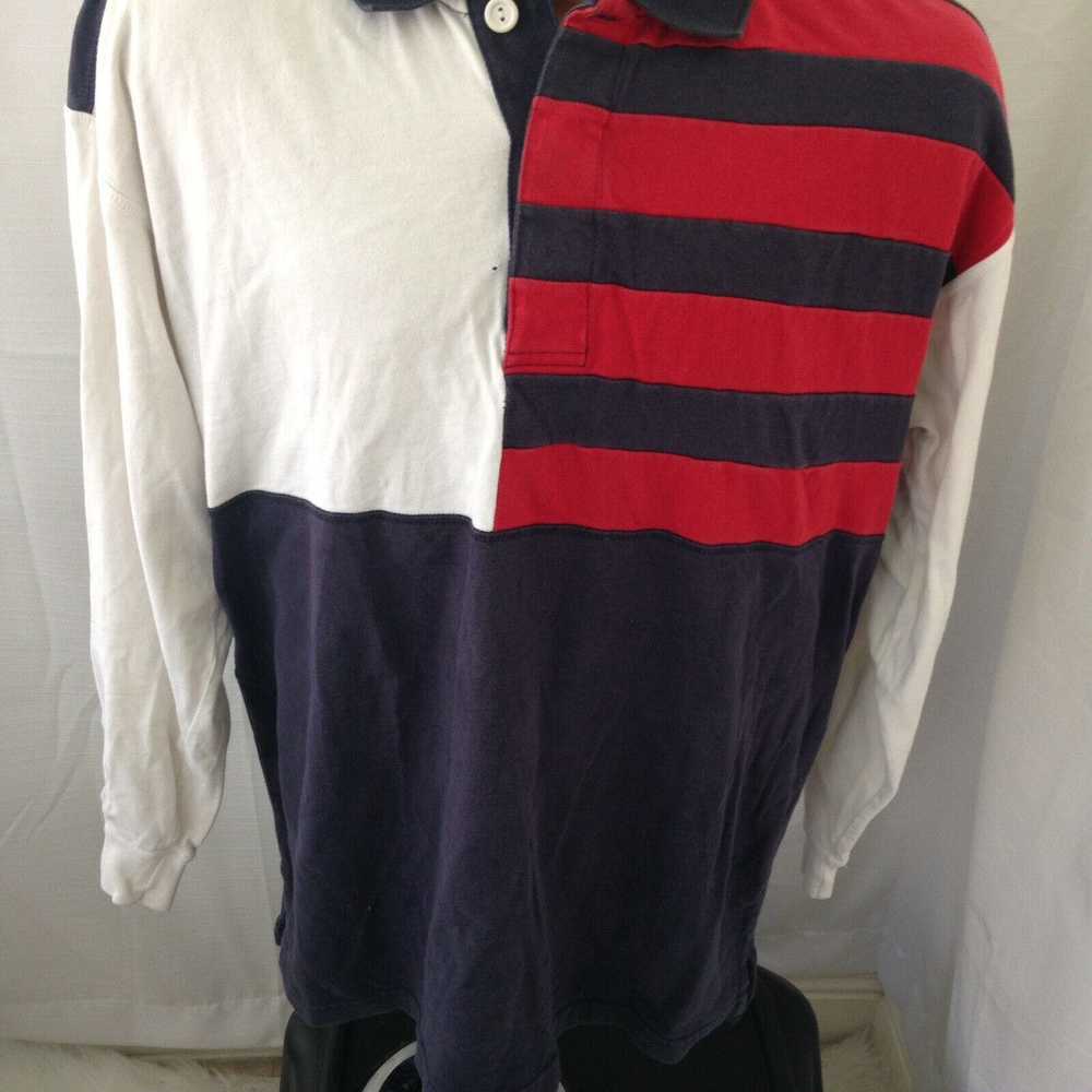 Fila Fila Vtg 90s Red White Blue Pullover Long Sl… - image 4