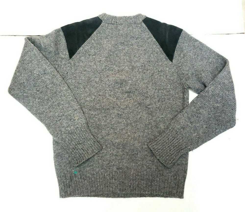 Beams Plus Beams 100% Wool Gray Crew neck Sweater… - image 2