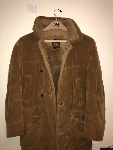 Vintage Vintage Corduroy Faux Fur Heavy Coat