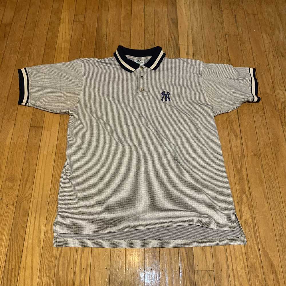 MLB × Vintage 90s New York Yankees Polo - image 1