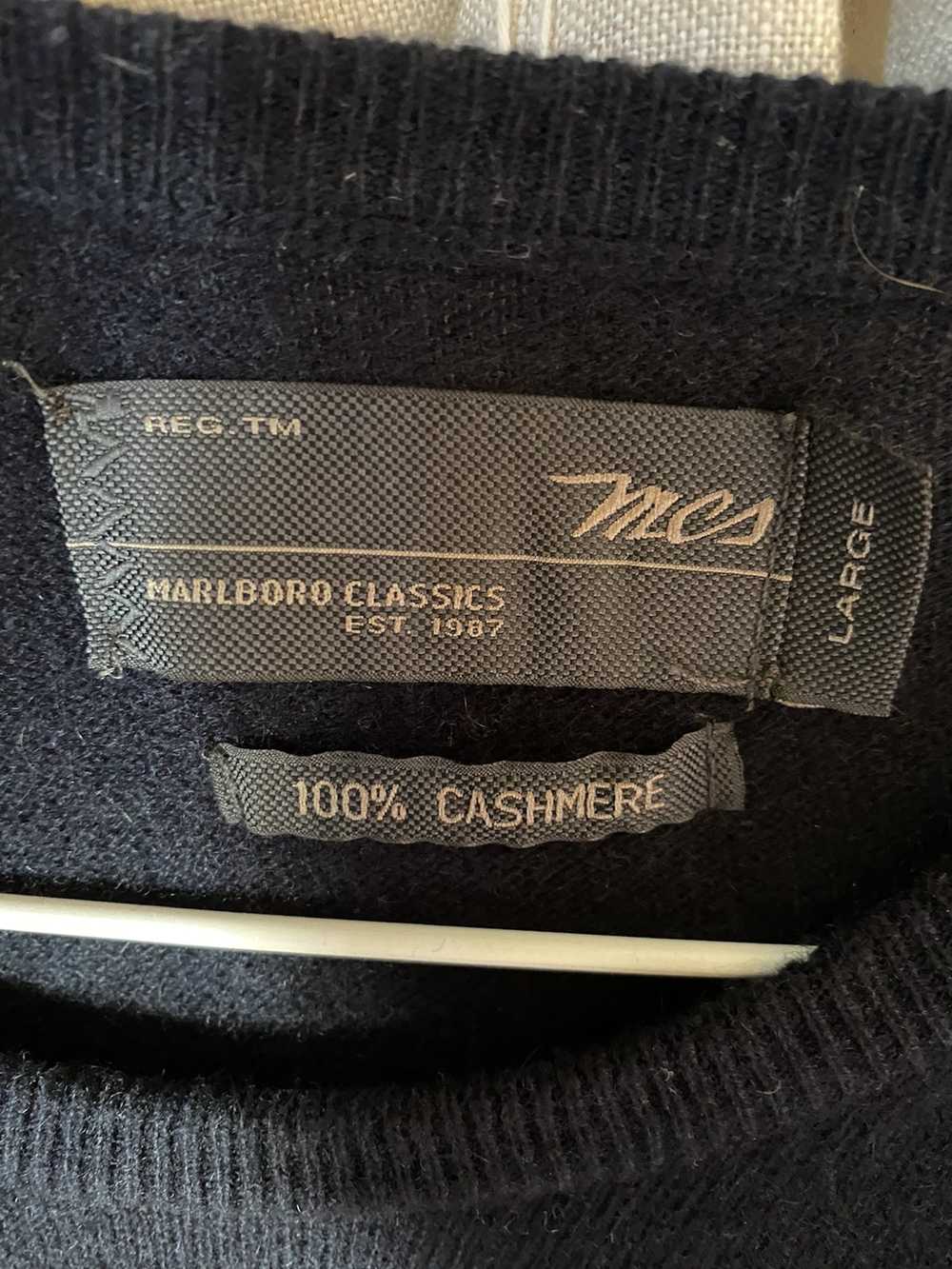 Marlboro Classics Navy blue cachemire mcs sweater - image 3