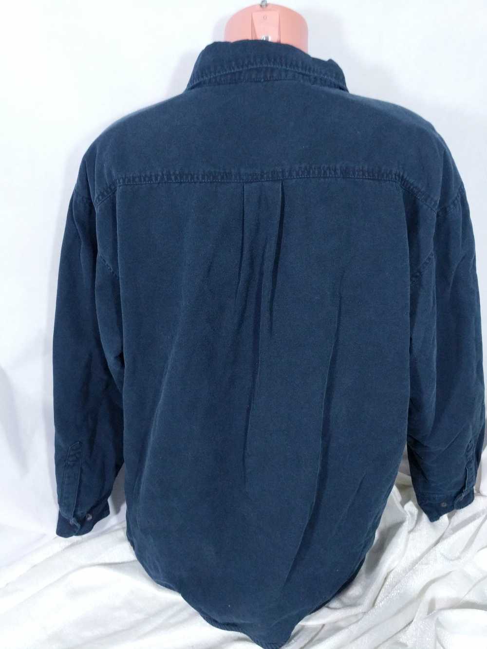 Levi's Levi Strauss Blue Button Shirt Sz XL Plaid… - image 7