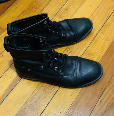 Guess Black combat boots