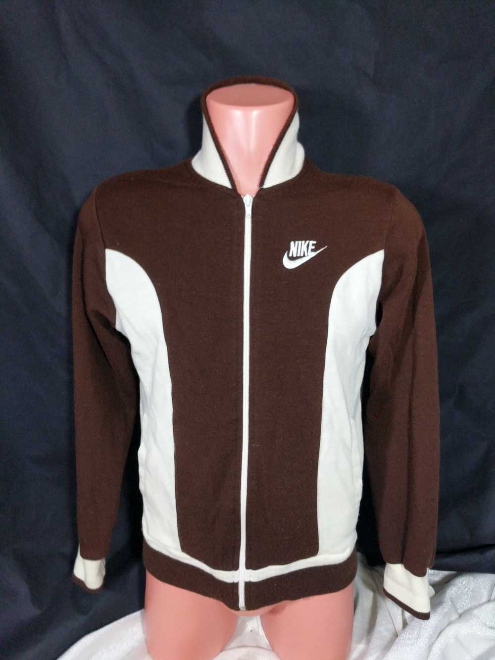 Nike × Vintage Vtg 70s Nike Track Jacket Sz Small… - image 1