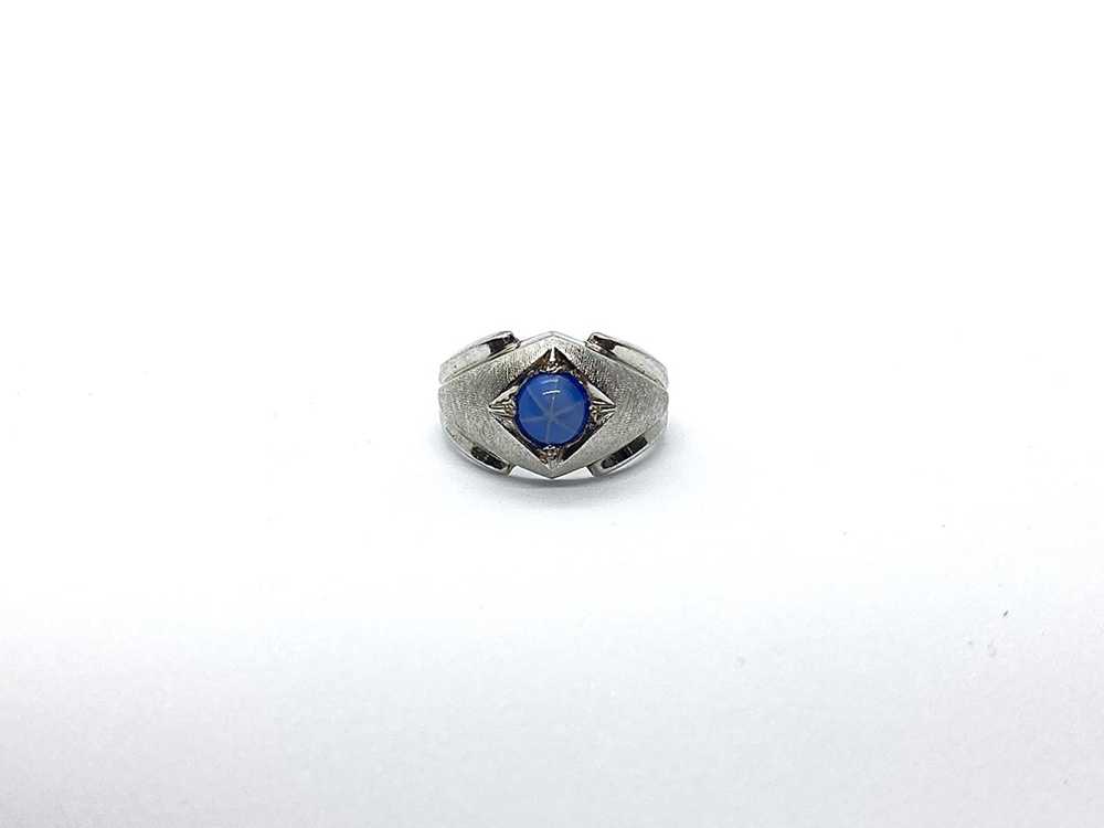 Sterling Silver Sterling Silver Star Sapphire Ring - image 2