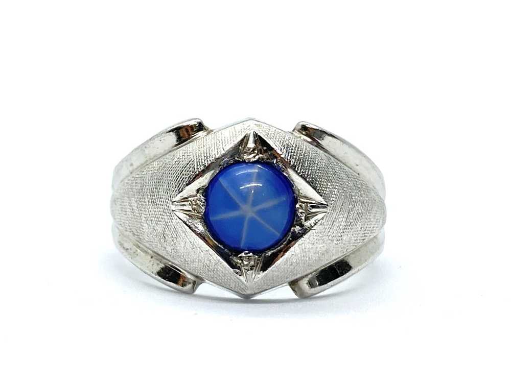 Sterling Silver Sterling Silver Star Sapphire Ring - image 3