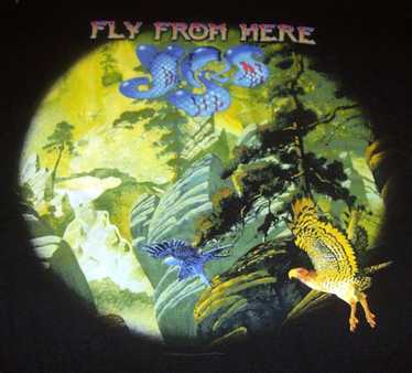 Band Tees 2011 YES Fly From Here World Tour Shirt… - image 1