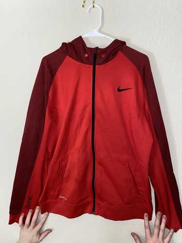 Nike Nike elite red zip up hoodie