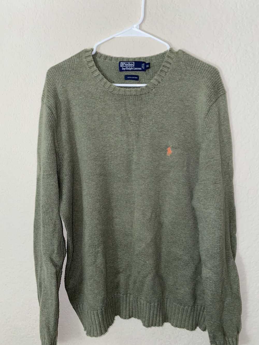 Polo Ralph Lauren Polo army green crew neck - image 1