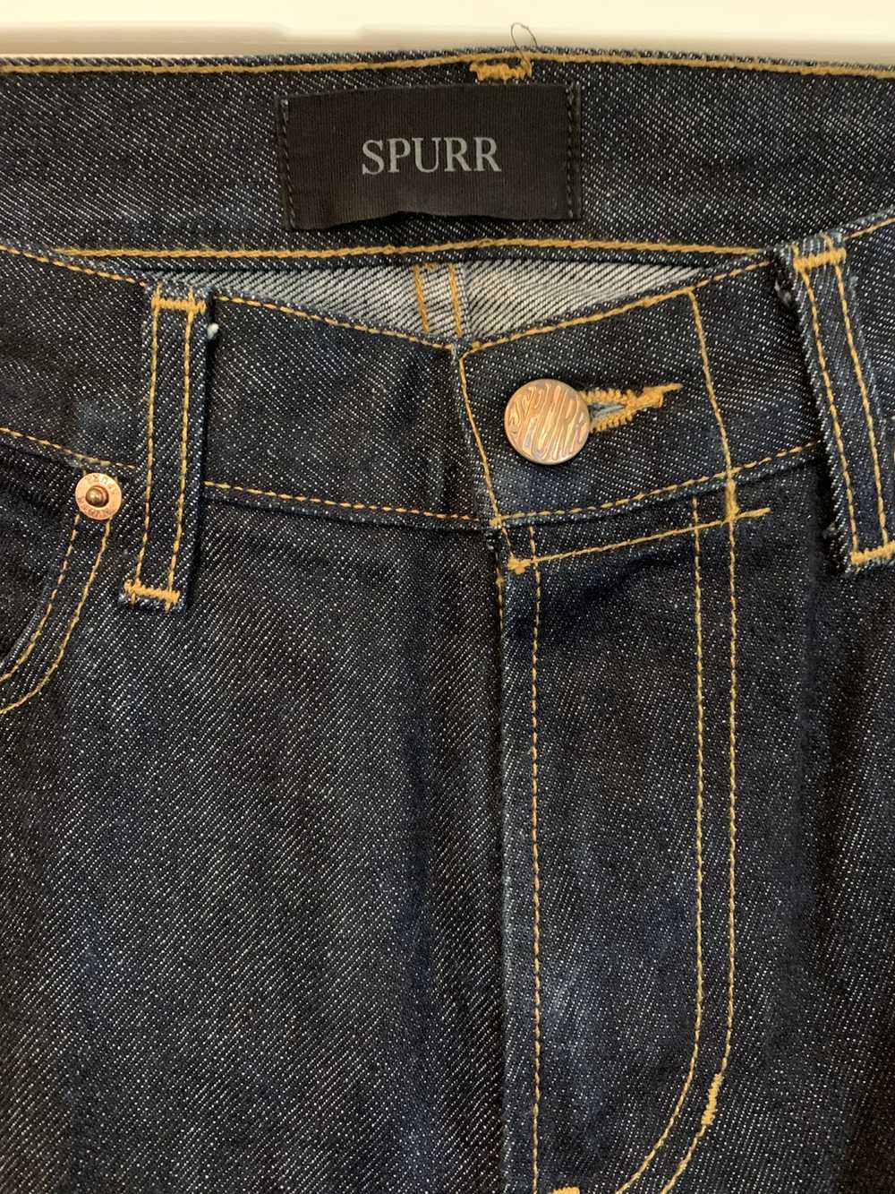 Simon Spurr Spurr Raw Dark Denim Jeans - image 2