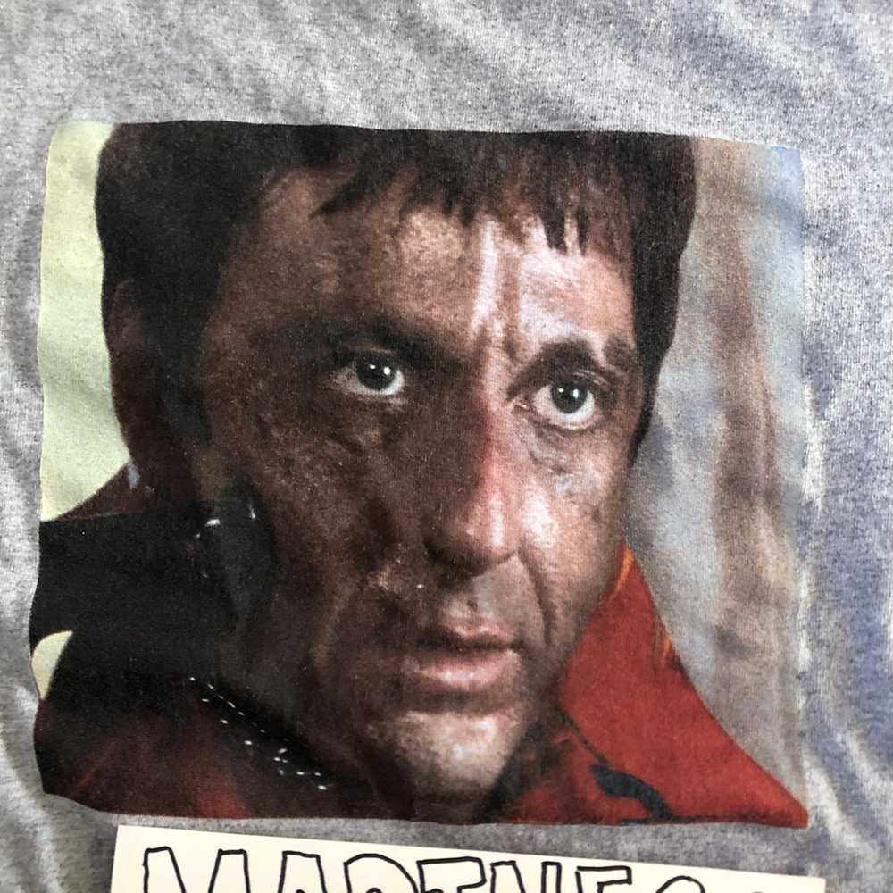 Supreme Scarface Shower Tee Grey Medium - image 2