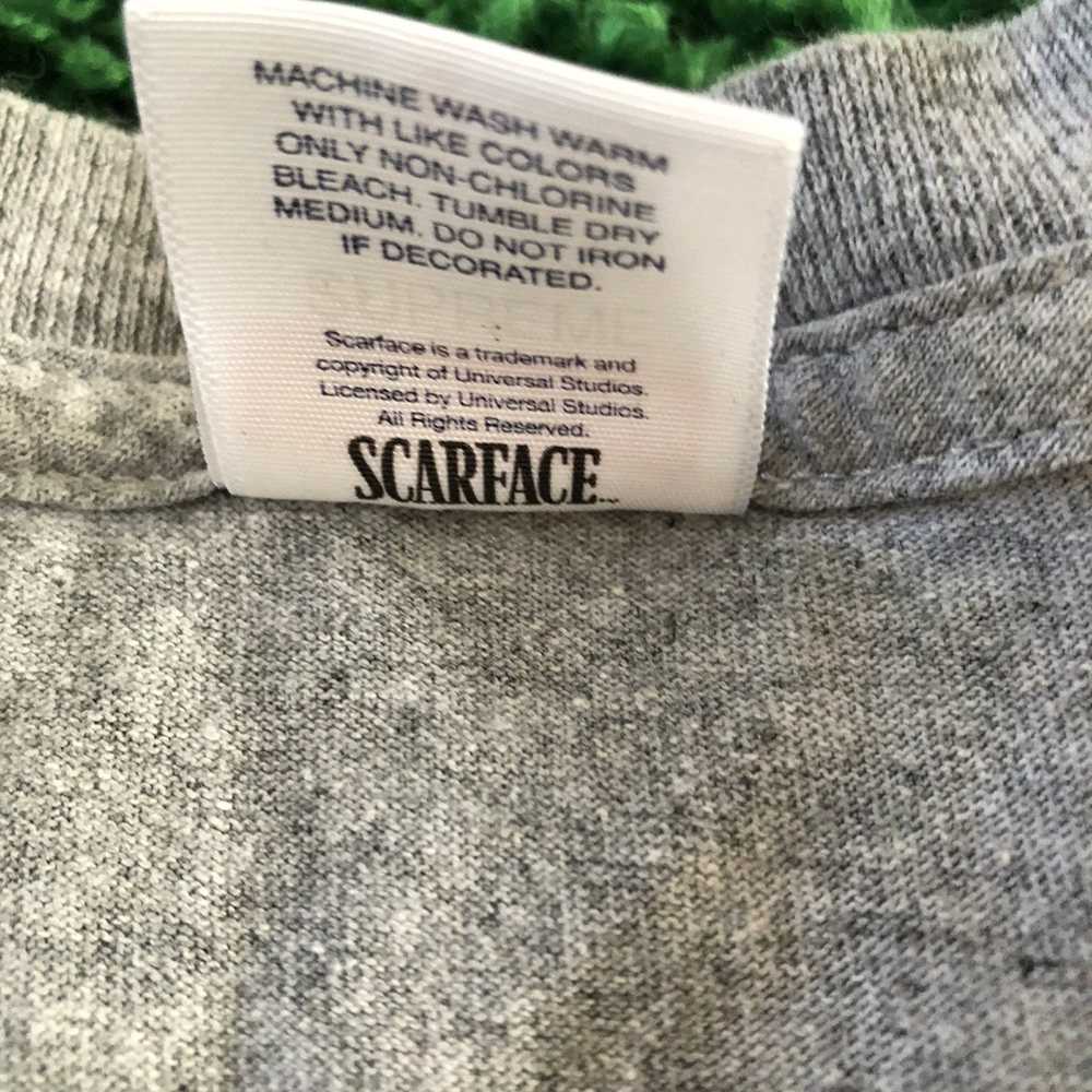 Supreme Scarface Shower Tee Grey Medium - image 4