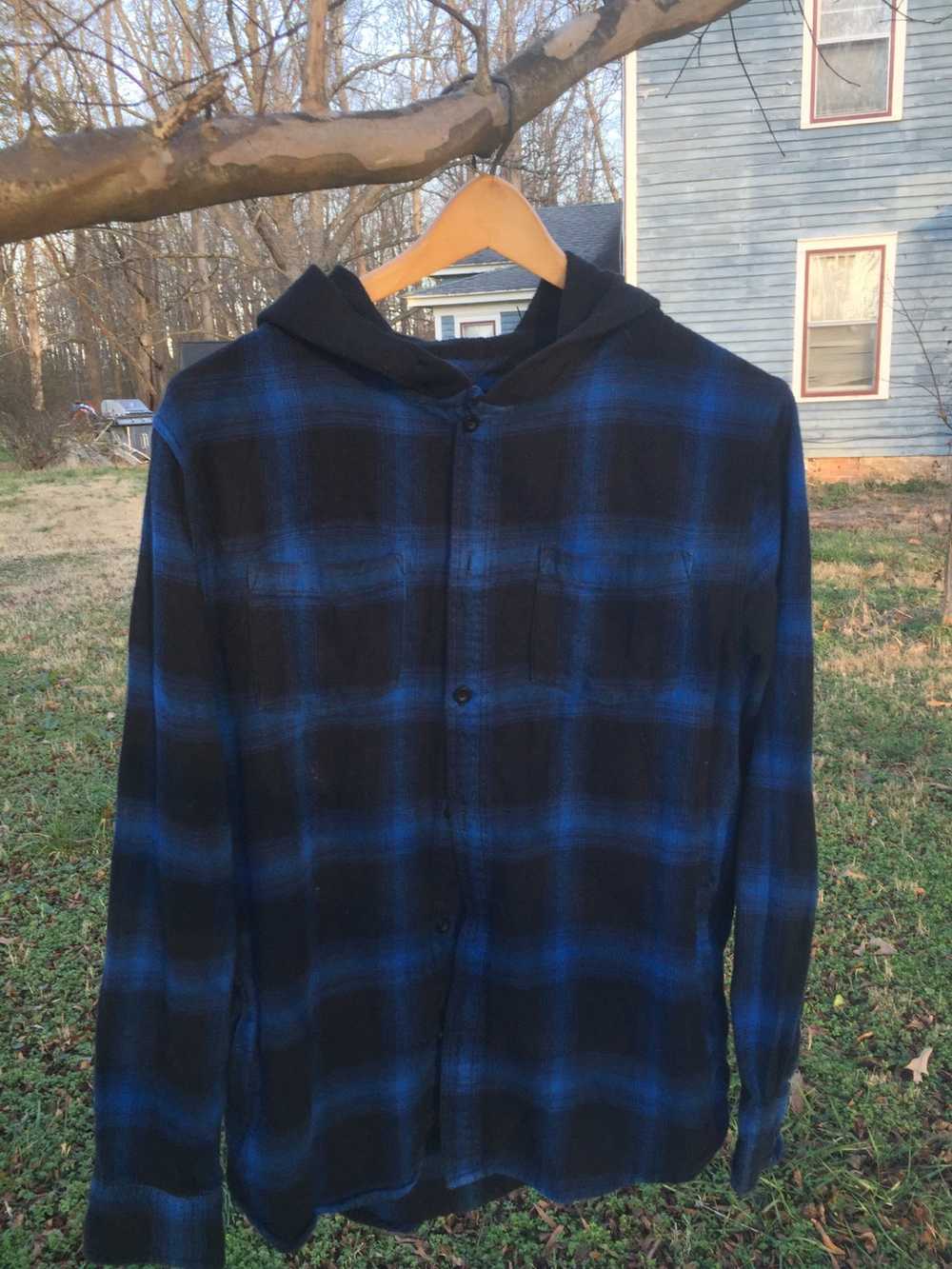 Pacsun pacsun hooded flannel - image 1