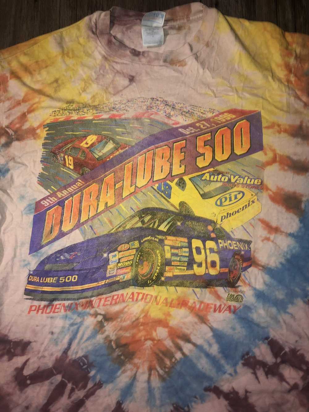 Vintage Vintage tie dye nascar shirt 1996 - image 2