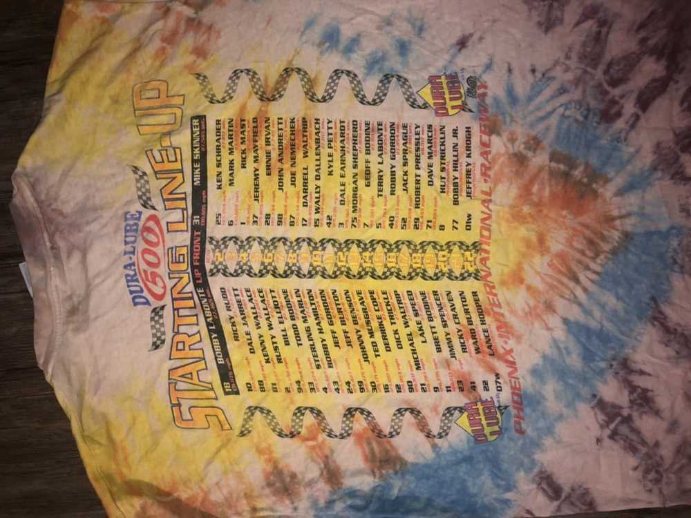 Vintage Vintage tie dye nascar shirt 1996 - image 3