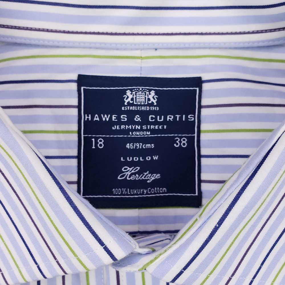 Hawes&Curtis Hawes Curtis Dress Shirt 18 38 Ludlo… - image 4