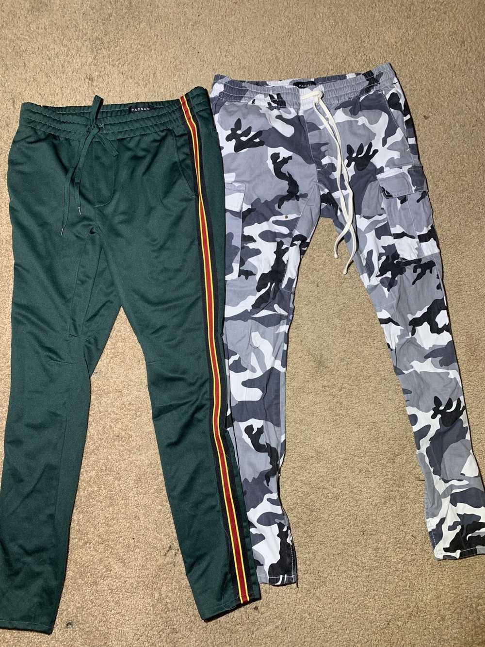 Pacsun green and camo joggers‼️‼️ - image 1